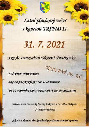 Letní plackový večer s kapelou TRIFID II. 1