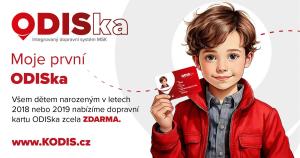 Nový rok přináší cestovní dárek pro děti ročníků 2018 a 2019: ODISku zdarma! 1