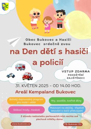 Den dětí s hasici a policií